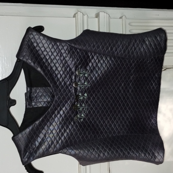 Chocolate Soup Matching Metallic Gray Top and  Skirt Set - Picture 2 of 7